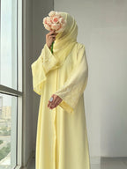 Rubab Yellow Abaya by Al Deebaj, photo 8
