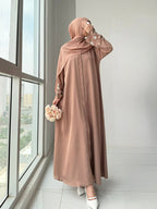 Rubab Beige Abaya by Al Deebaj, photo 4
