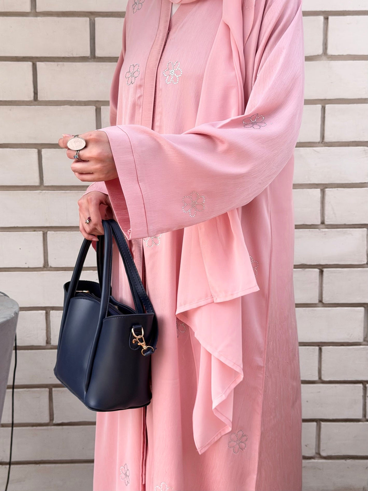 Khadija Pink Abaya by Al Deebaj, photo 7