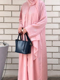 Khadija Pink Abaya by Al Deebaj