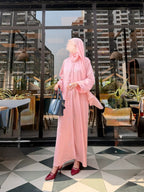 Khadija Pink Abaya by Al Deebaj, photo 2