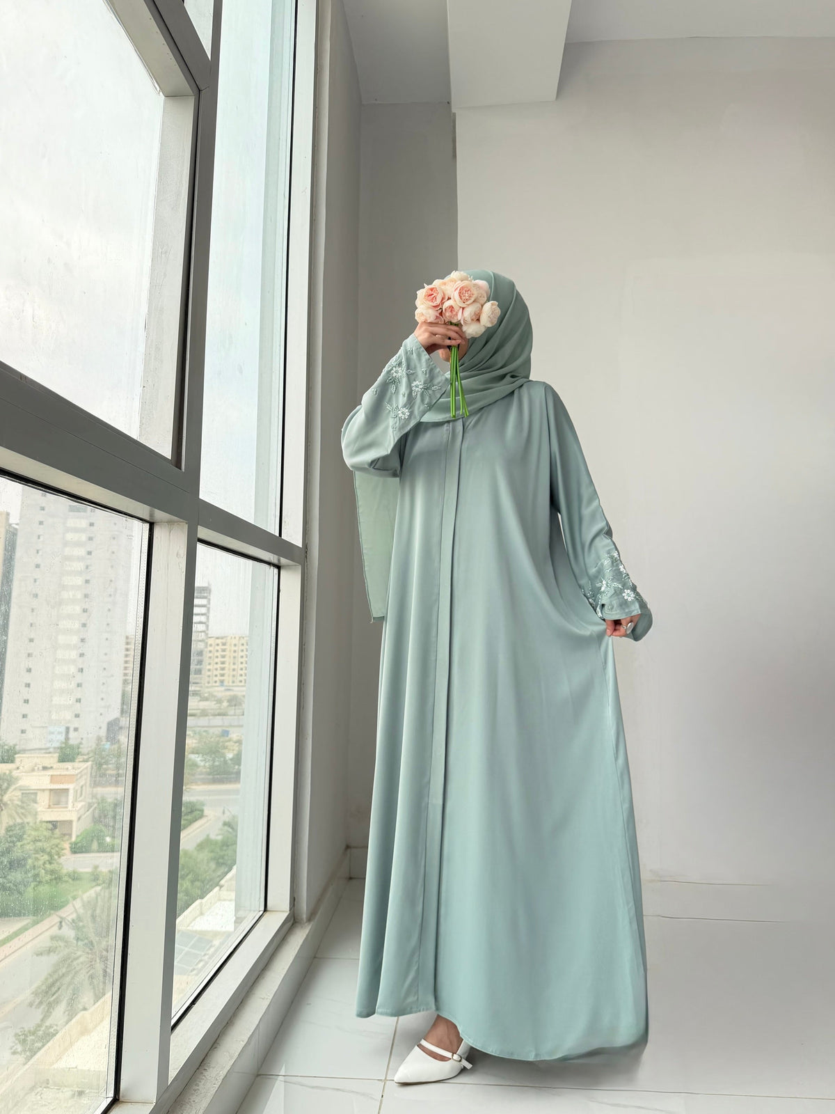 Rubab Mint Abaya by Al Deebaj, photo 4