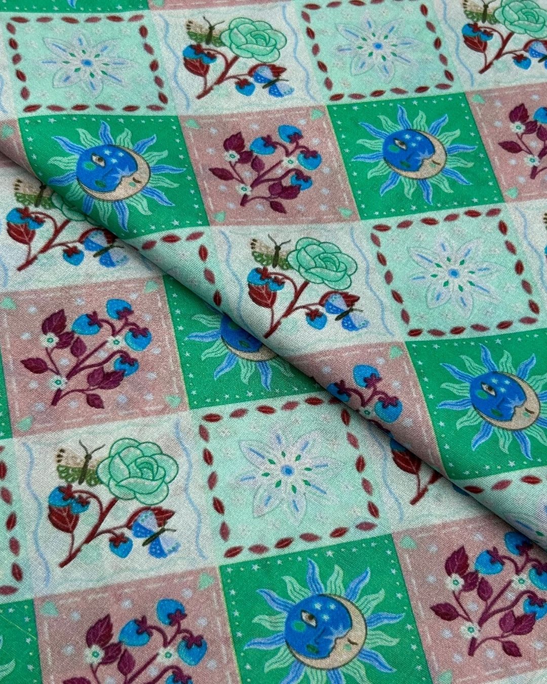 Rang e Bahar Digital Print Lawn (REBD-S26-0856), digitally printed lawn fabric by the meter