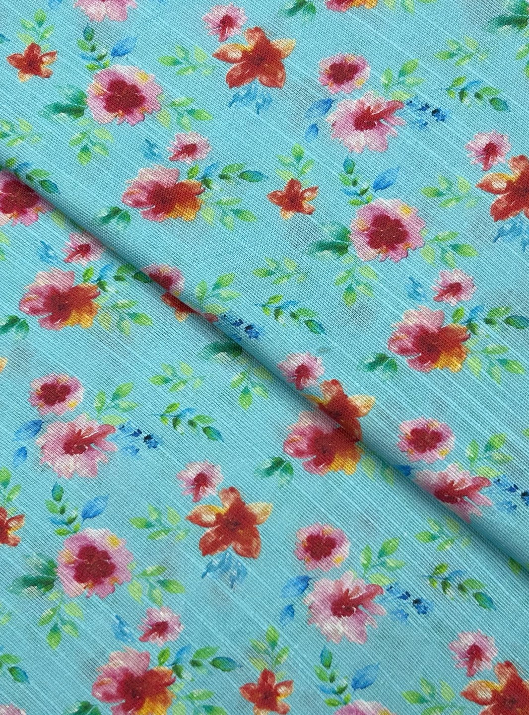 Khaddar Digital Print (KDPN39), digitally printed khaddar fabric by the meter