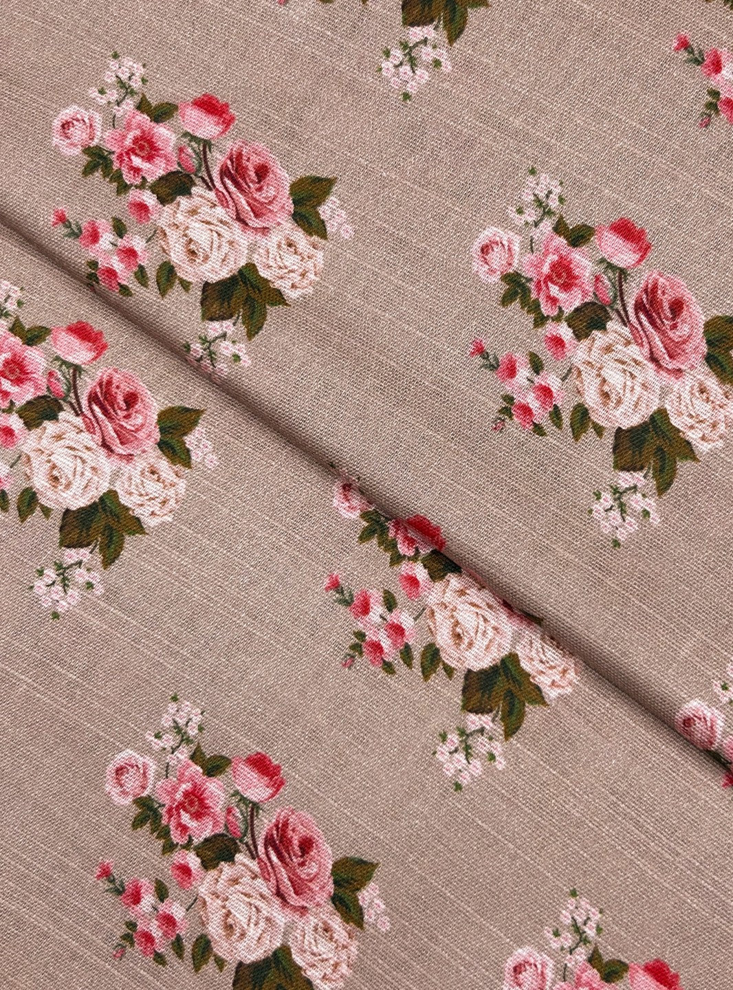 Khaddar Digital Print (KDPN105), digitally printed khaddar fabric by the meter