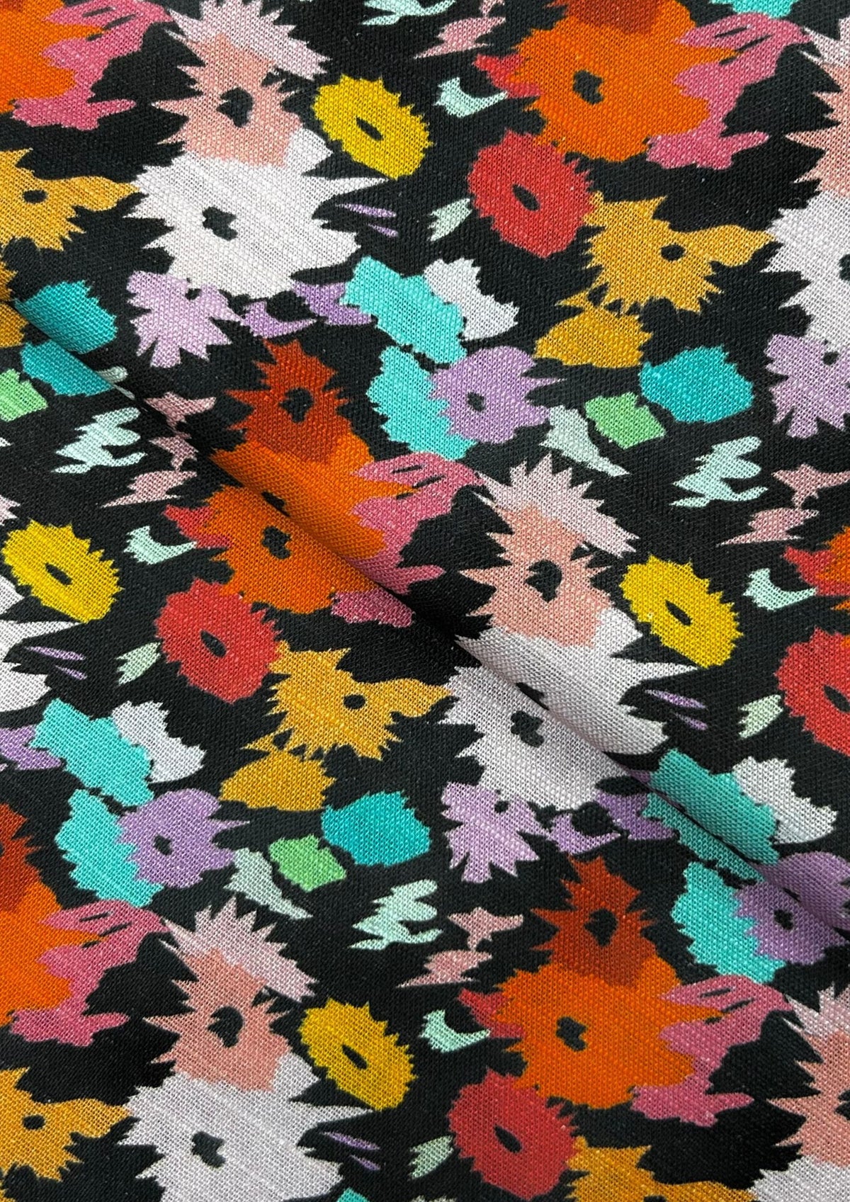 Khaddar Digital Print (KDP-W24-0218), digitally printed khaddar fabric by the meter