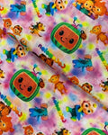 Kids Print Lawn (KID-S25-0026), digitally printed lawn fabric by the meter