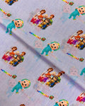 Kids Print Lawn (KID-S25-0058), digitally printed lawn fabric by the meter