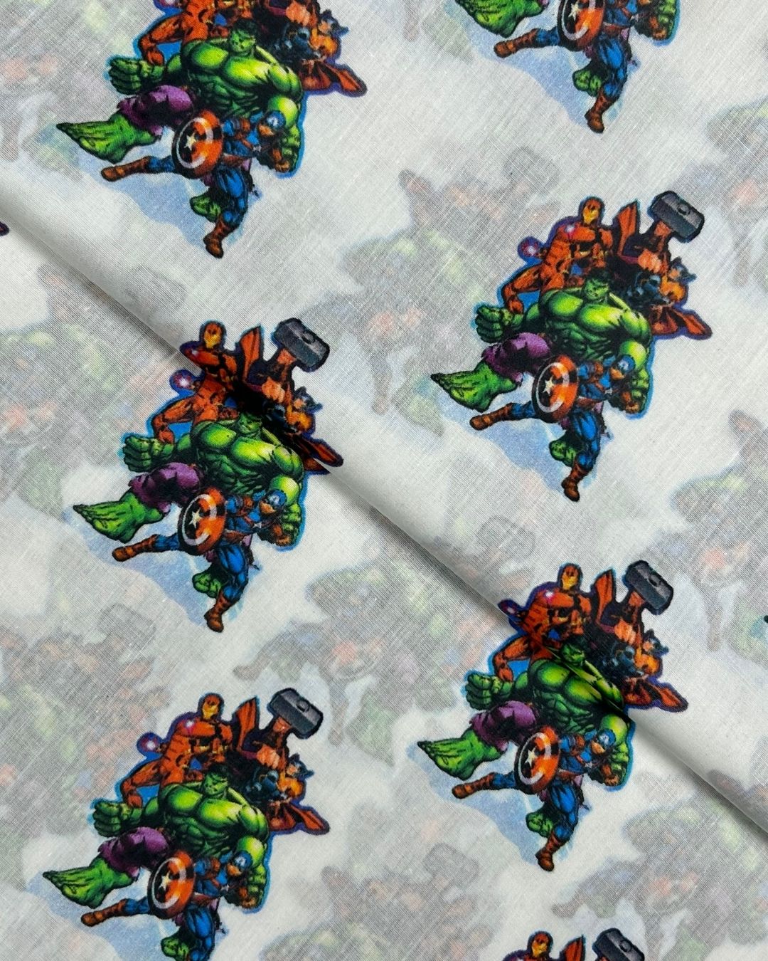 Kids Print Lawn (KID-S25-0129), digitally printed lawn fabric by the meter