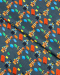 Kids Print Lawn (KID-S26-0021), digitally printed lawn fabric by the meter