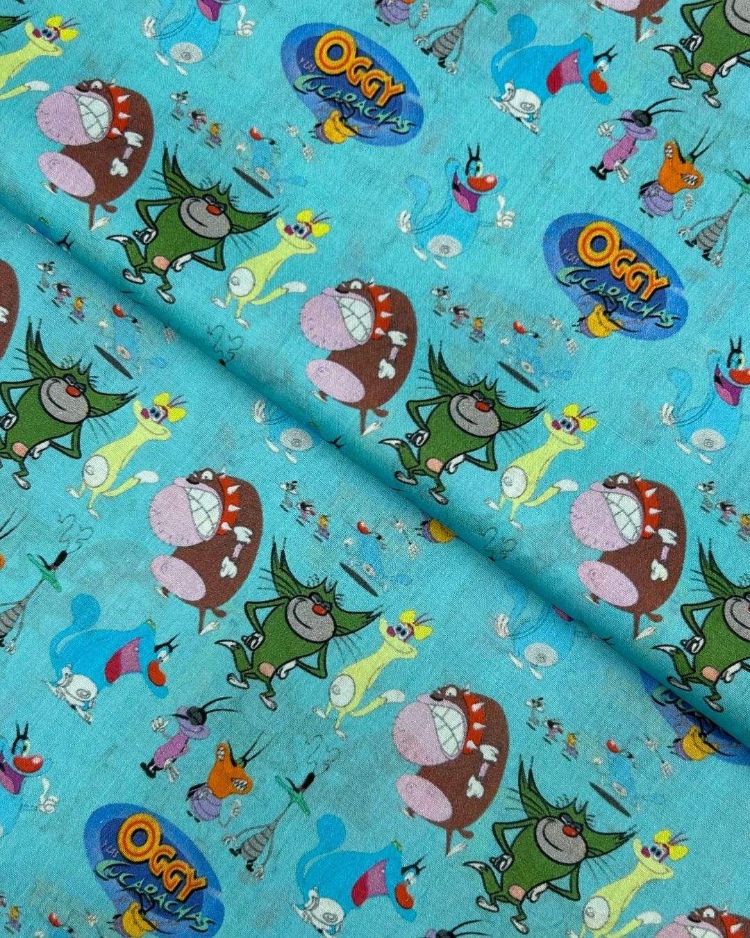 Kids Print Lawn (KID-S26-0023), digitally printed lawn fabric by the meter