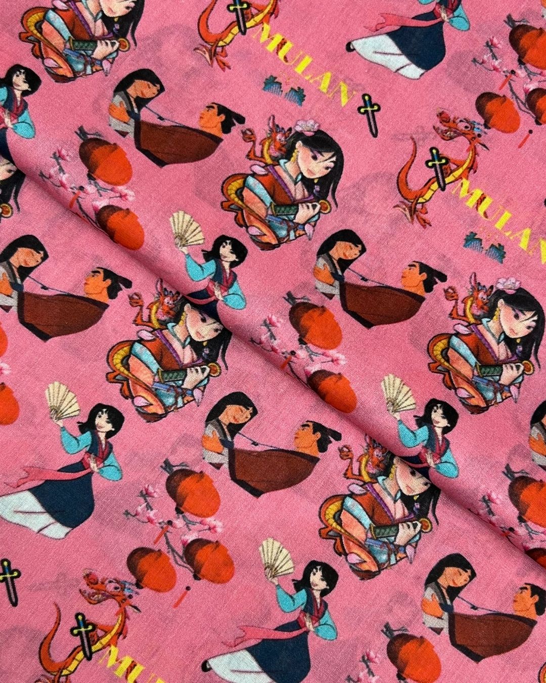 Kids Print Lawn (KID-S26-0080), digitally printed lawn fabric by the meter