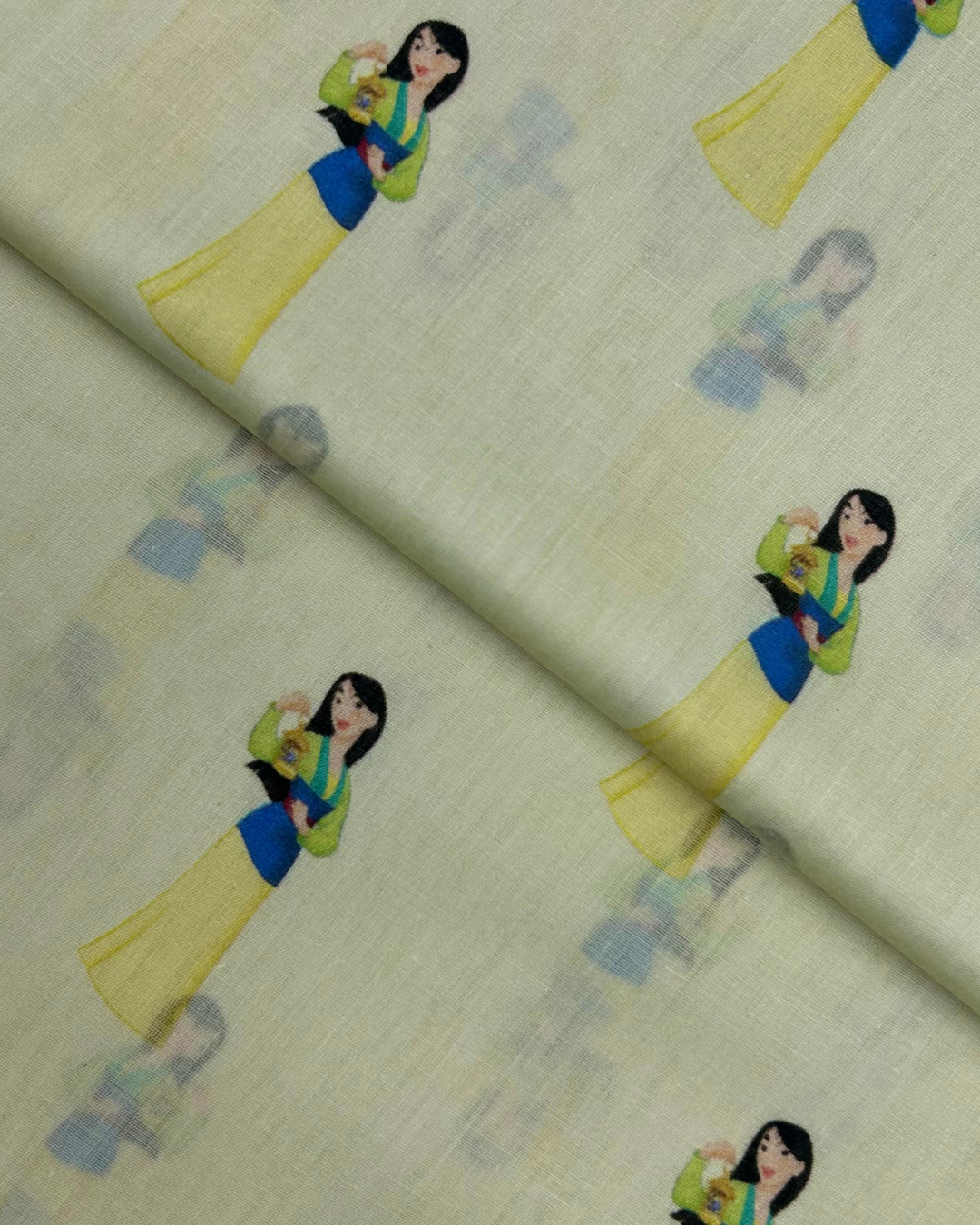 Kids Print Lawn (KID-S25-0203), digitally printed lawn fabric by the meter