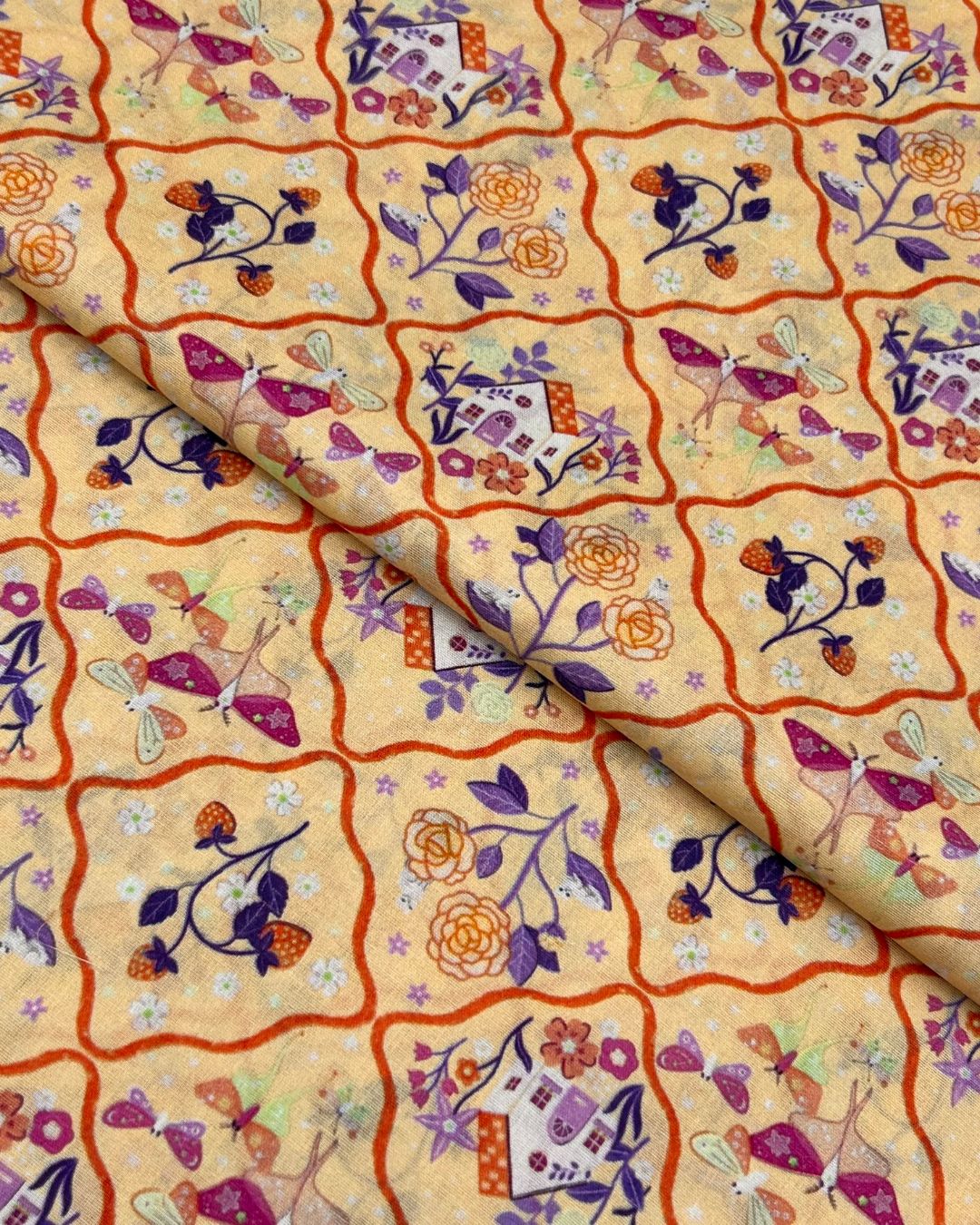 Kids Print Lawn (KID-S26-0383), digitally printed lawn fabric by the meter