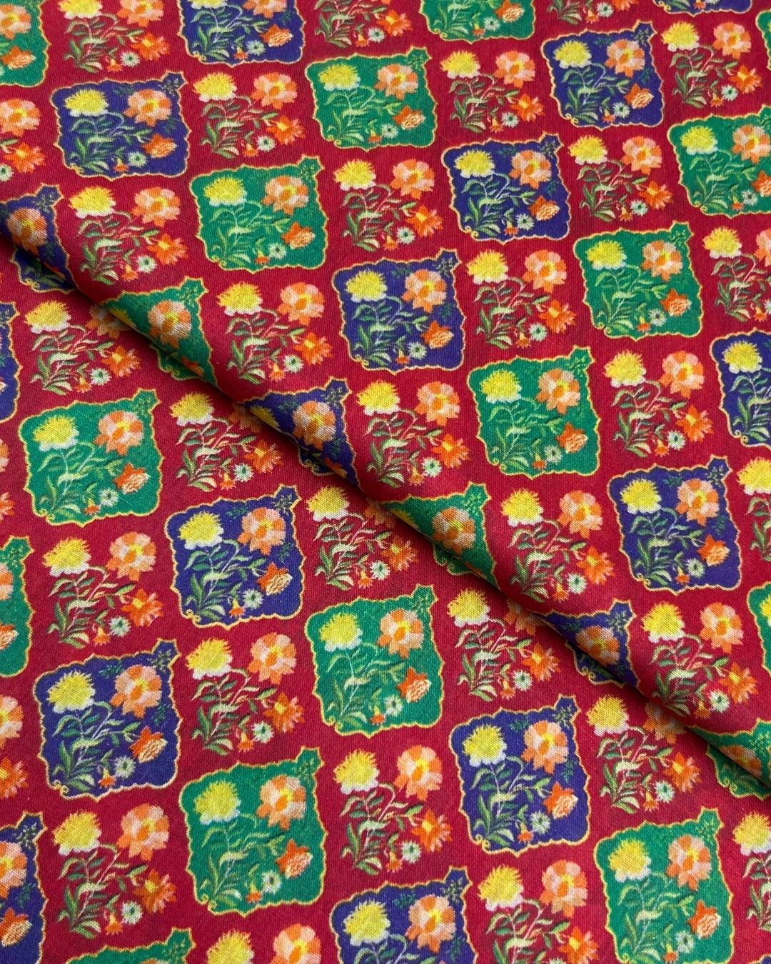 Rang e Bahar Digital Print Lawn fabric