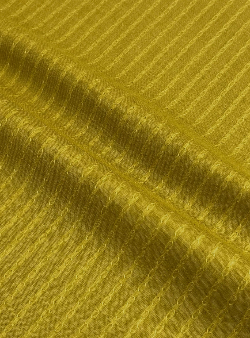 Katpana Lawn – Olivish Mustard (KLS4), self-textured lawn fabric by the meter