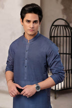 Blue Printed Kurta by Al Deebaj, photo 2