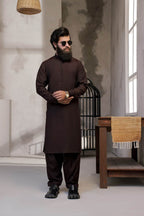 Maroon Kurta Shalwar by Al Deebaj, photo 2