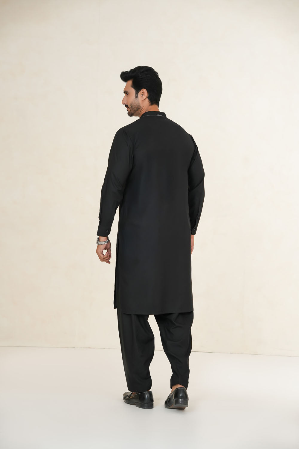 Black Design Kurta Shalwar by Al Deebaj, photo 6