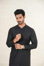 Black Design Kurta Shalwar by Al Deebaj, photo 4