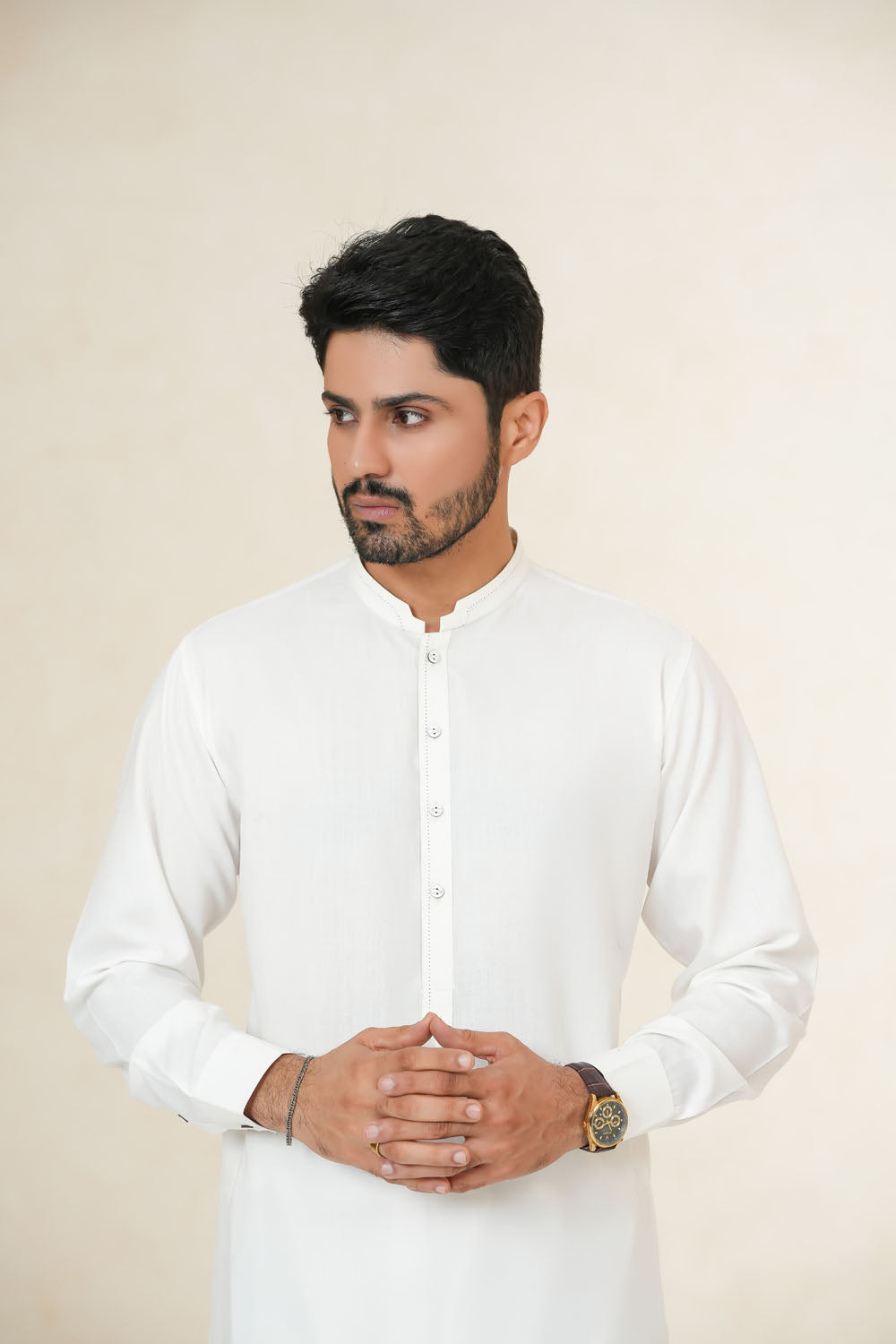 Off White Design Kurta Shalwar by Al Deebaj, photo 3