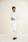 Off White Design Kurta Shalwar by Al Deebaj