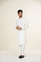 Off White Design Kurta Shalwar by Al Deebaj
