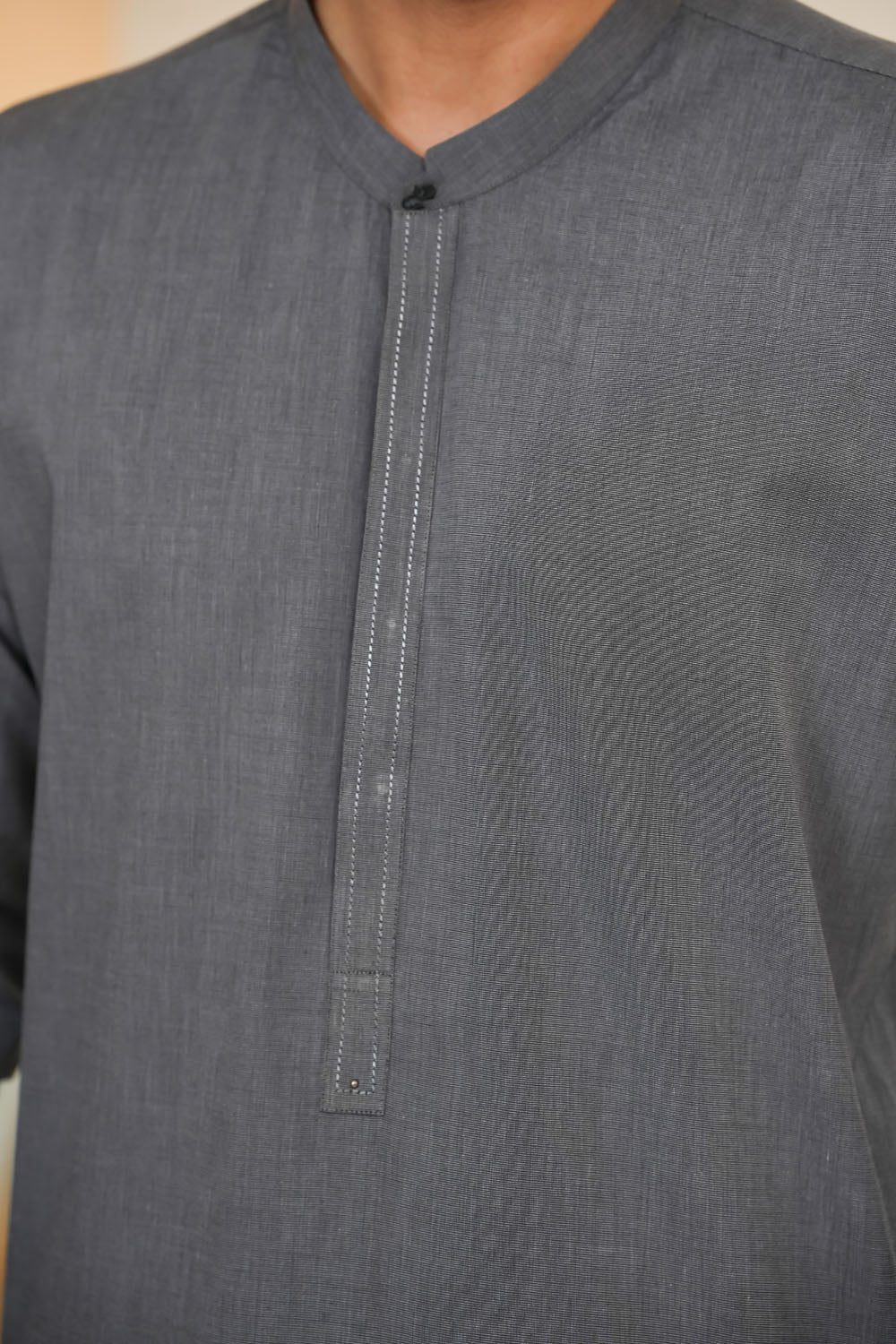 Grey Des Kurta Shalwar by Al Deebaj, photo 2