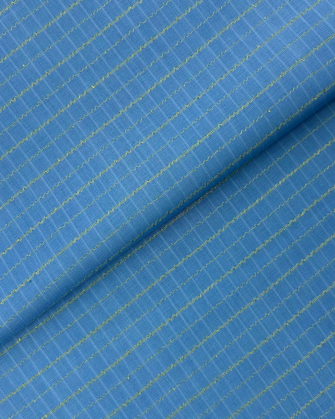 Maisuri Lawn – Blue (SMLP-S25-0053), self-textured lawn fabric by the meter