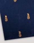 Embroidered Lawn – Blue fabric