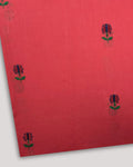 Embroidered Lawn – Red fabric