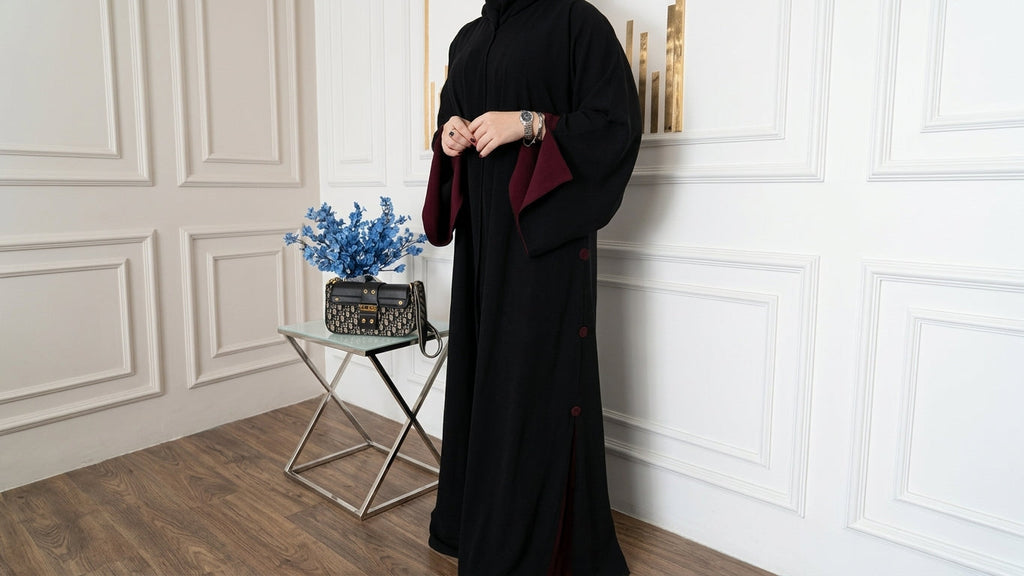 Noor Dual Tone Abaya by Leema