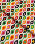 Turkish Linen Digital Print (TLP-W26-0027), digitally printed linen fabric by the meter