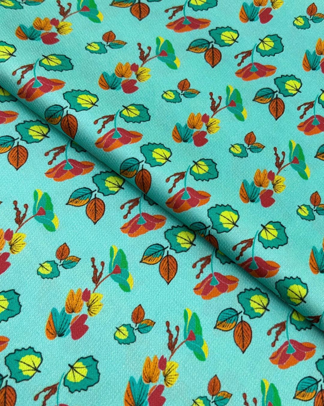 Turkish Linen Digital Print (TLP-W26-0031), digitally printed linen fabric by the meter