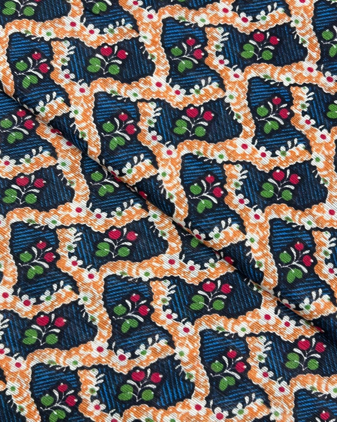 Khaddar Digital Print (KDPN-W24-0226), digitally printed khaddar fabric by the meter