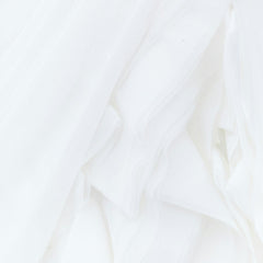 Snow White georgette fabric – close-up