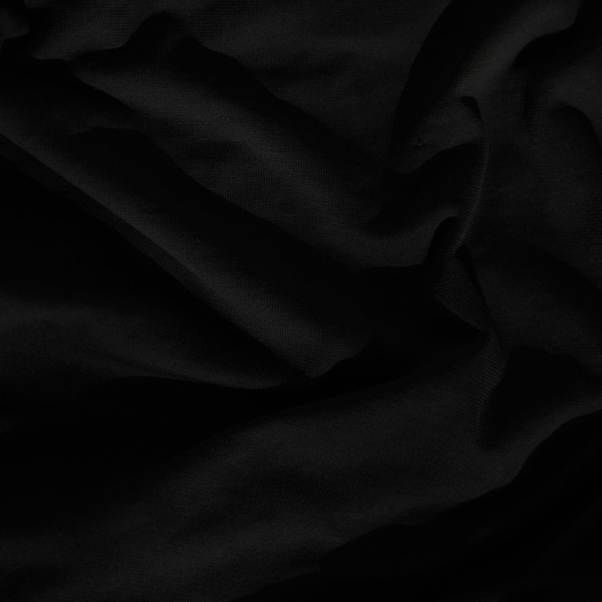 Black chiffon fabric – close-up