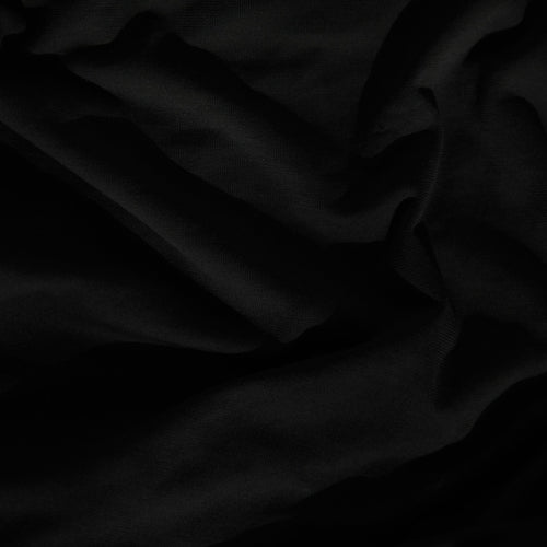 Black chiffon fabric – close-up