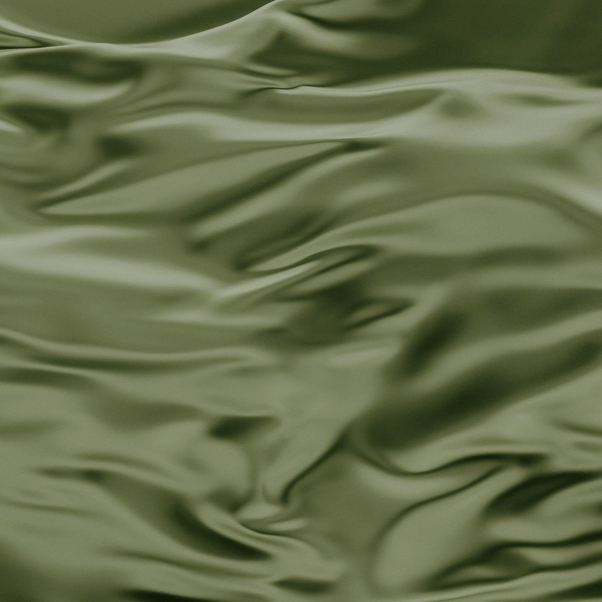 Olive raw silk fabric – close-up