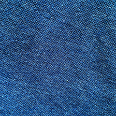 Denim Blue cotton fabric – close-up