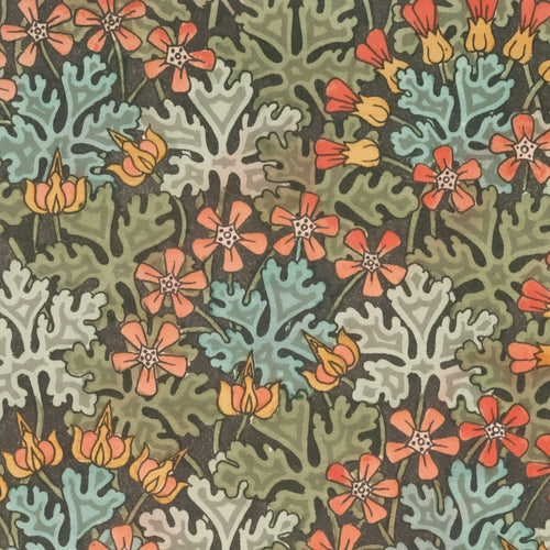 Multi lawn fabric in Orchard Bloom digital print – close-up