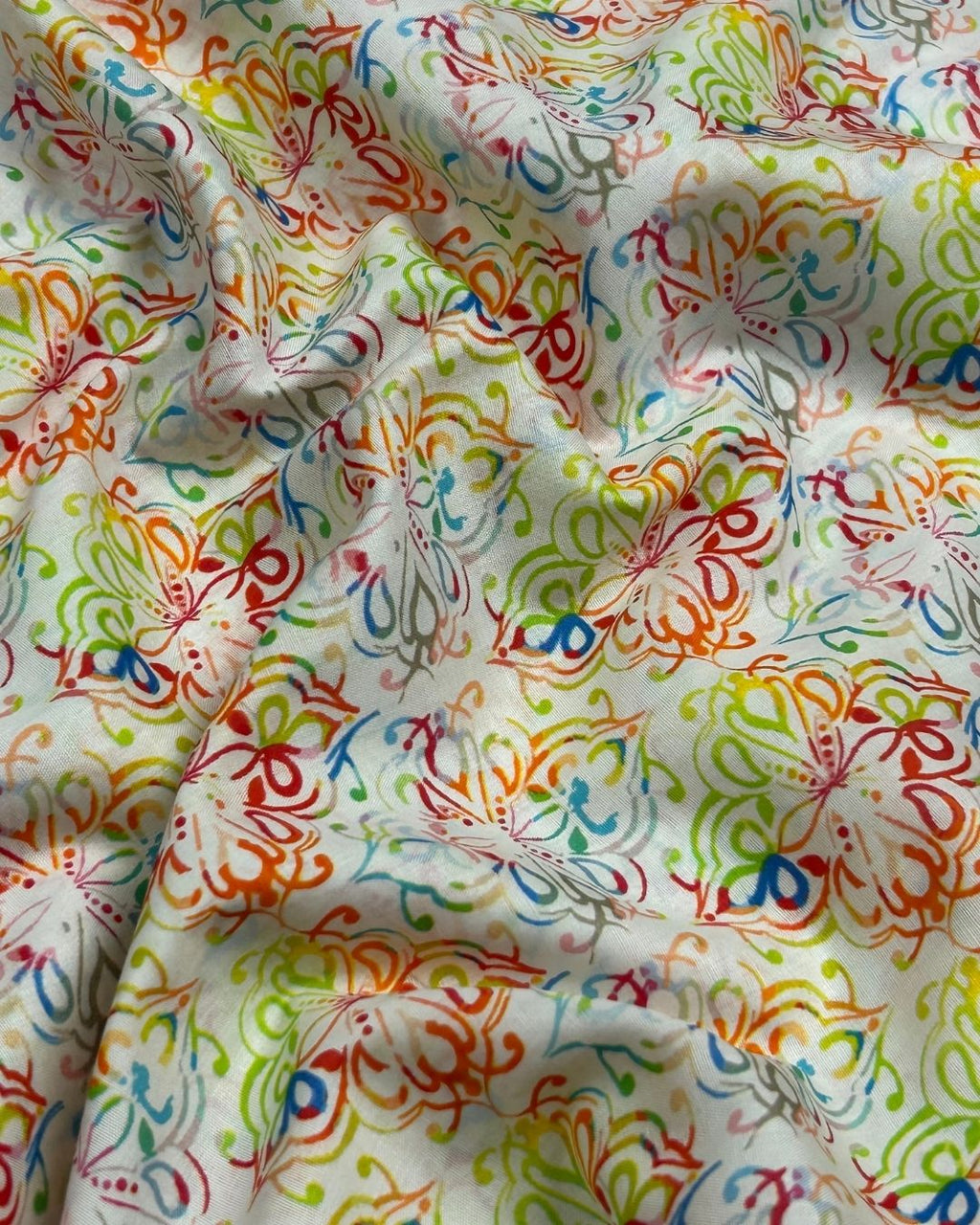 Pima Digital Print Lawn (PDP-S25-0033) – digitally printed lawn fabric, photo 2