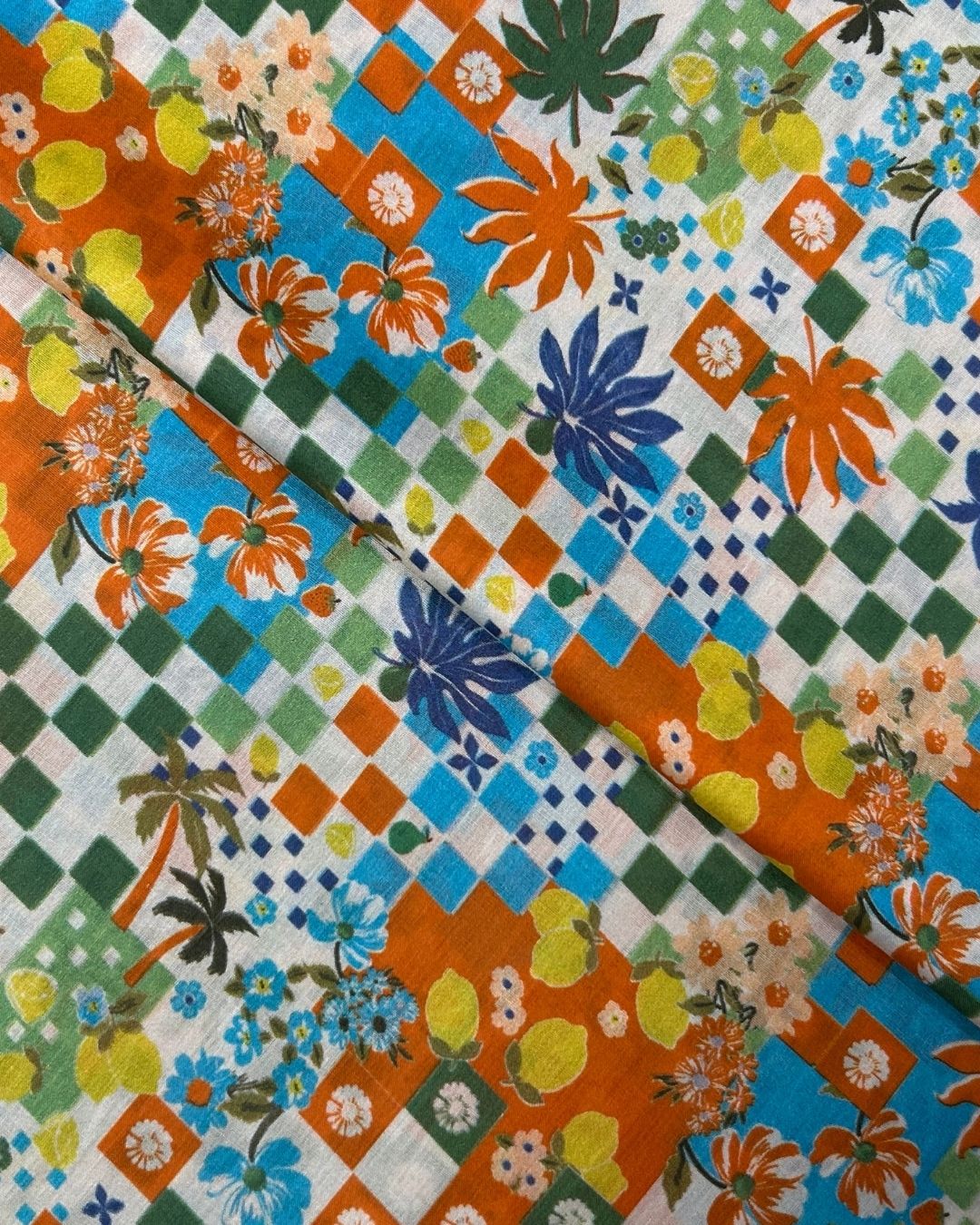 Pima Digital Print Lawn (PDP-S25-0139), digitally printed lawn fabric by the meter