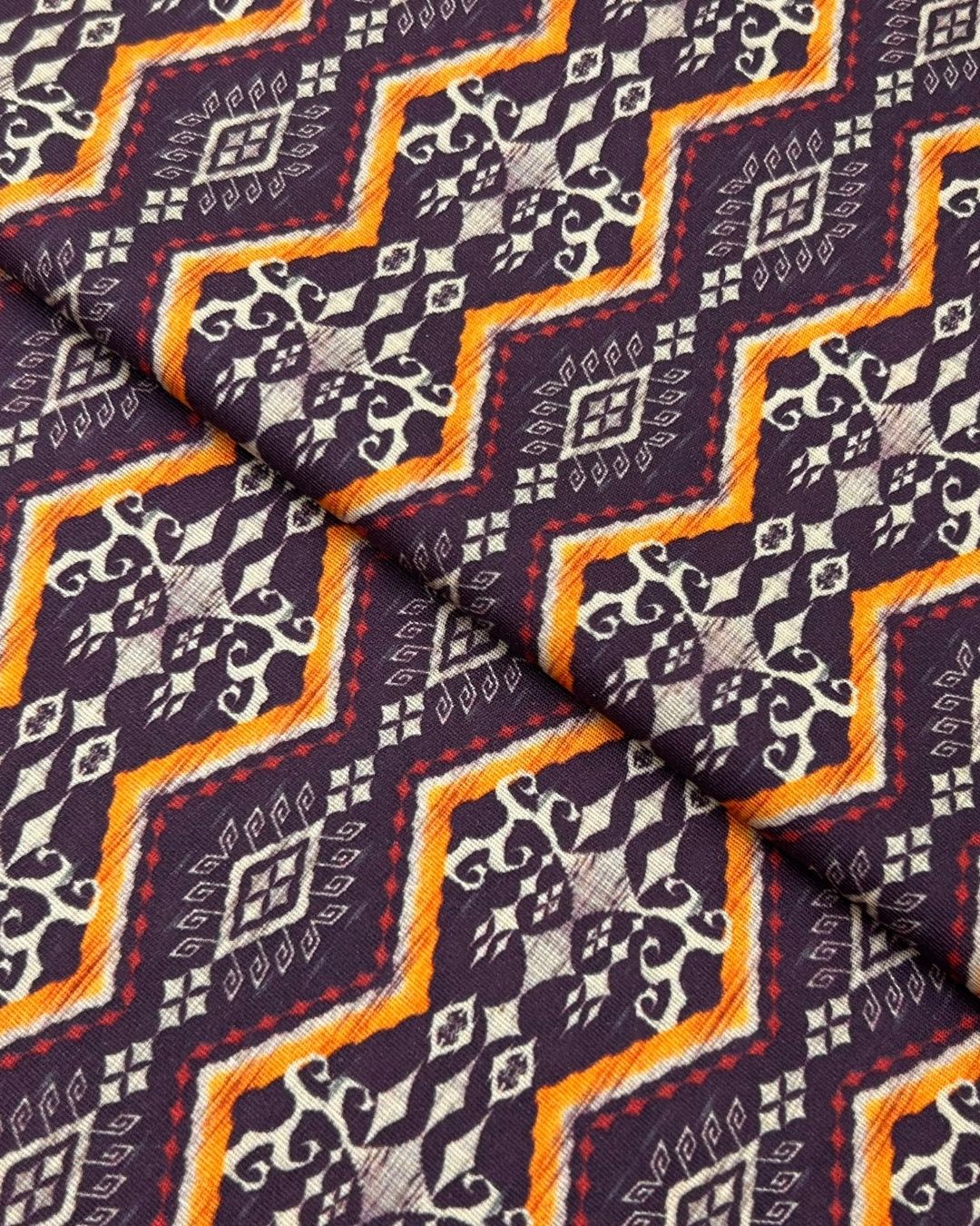Khaddar Digital Print (PKDP-W26-0110), digitally printed khaddar fabric by the meter