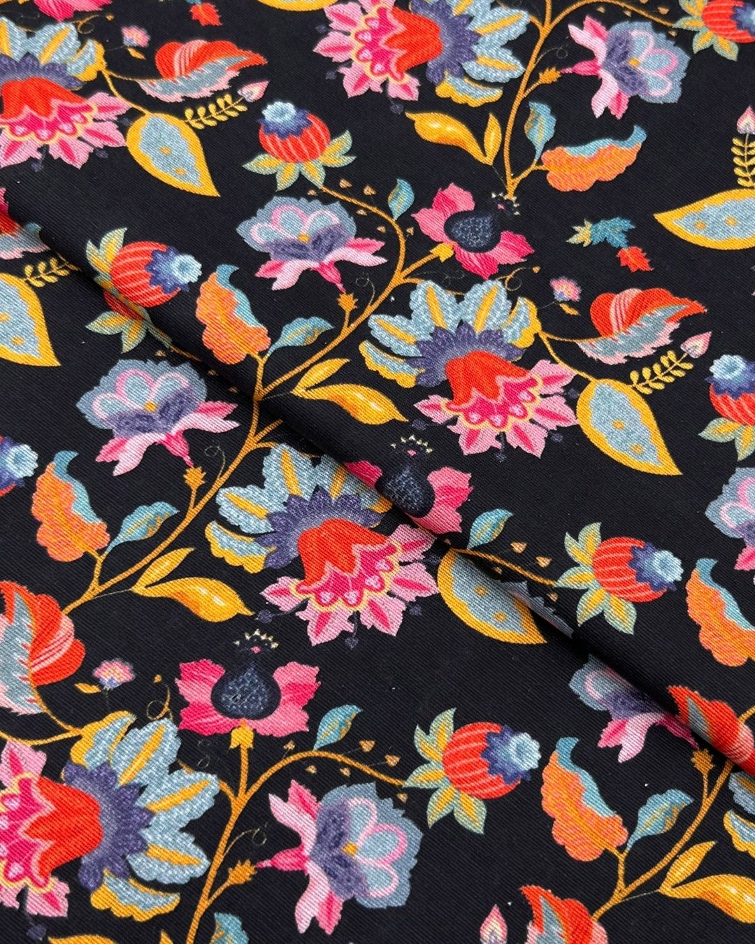 Khaddar Digital Print (PKDP-W26-0013), digitally printed khaddar fabric by the meter