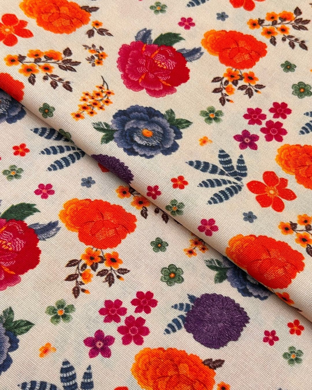 Khaddar Digital Print (PKDP-W26-0002), digitally printed khaddar fabric by the meter
