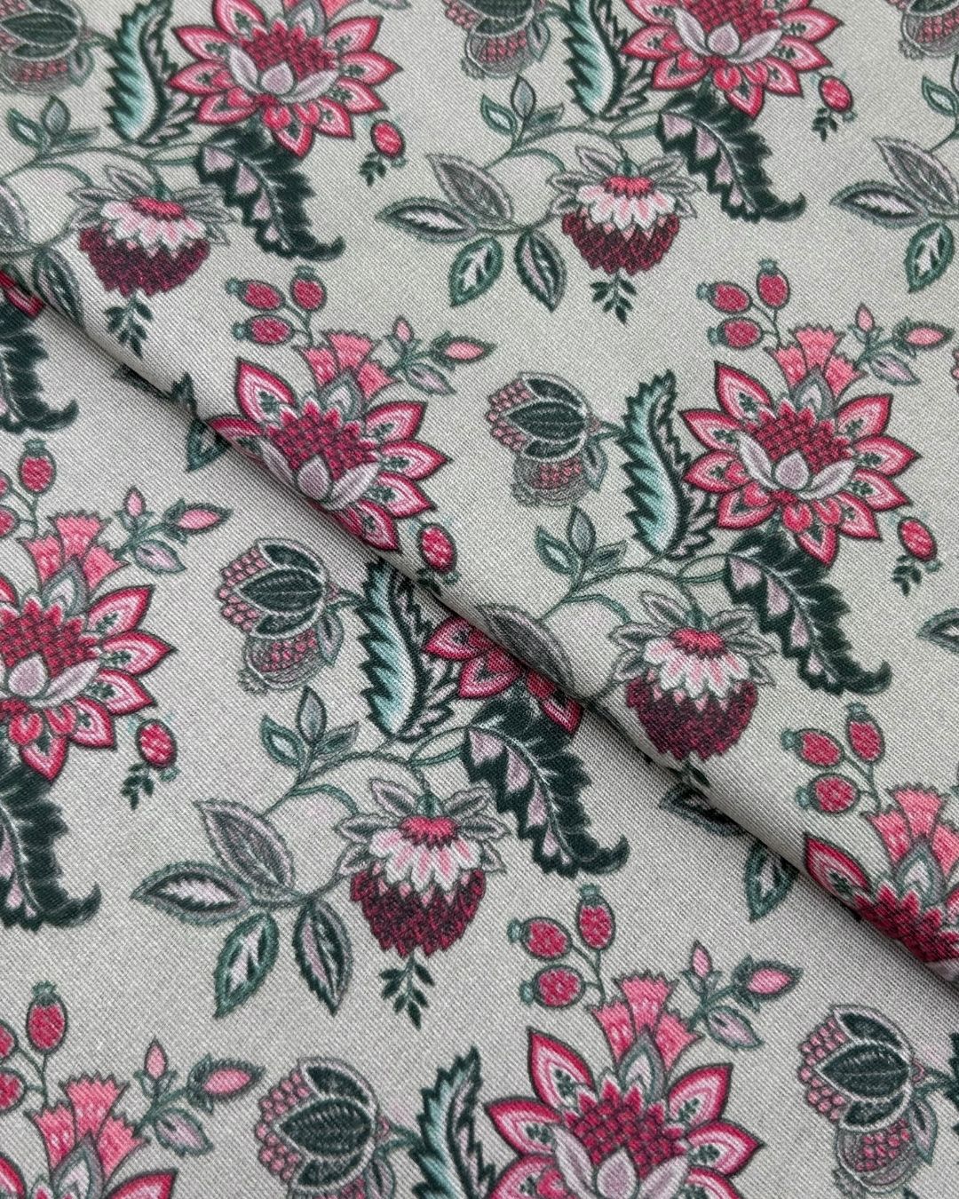 Khaddar Digital Print (PKDP-W26-0042), digitally printed khaddar fabric by the meter
