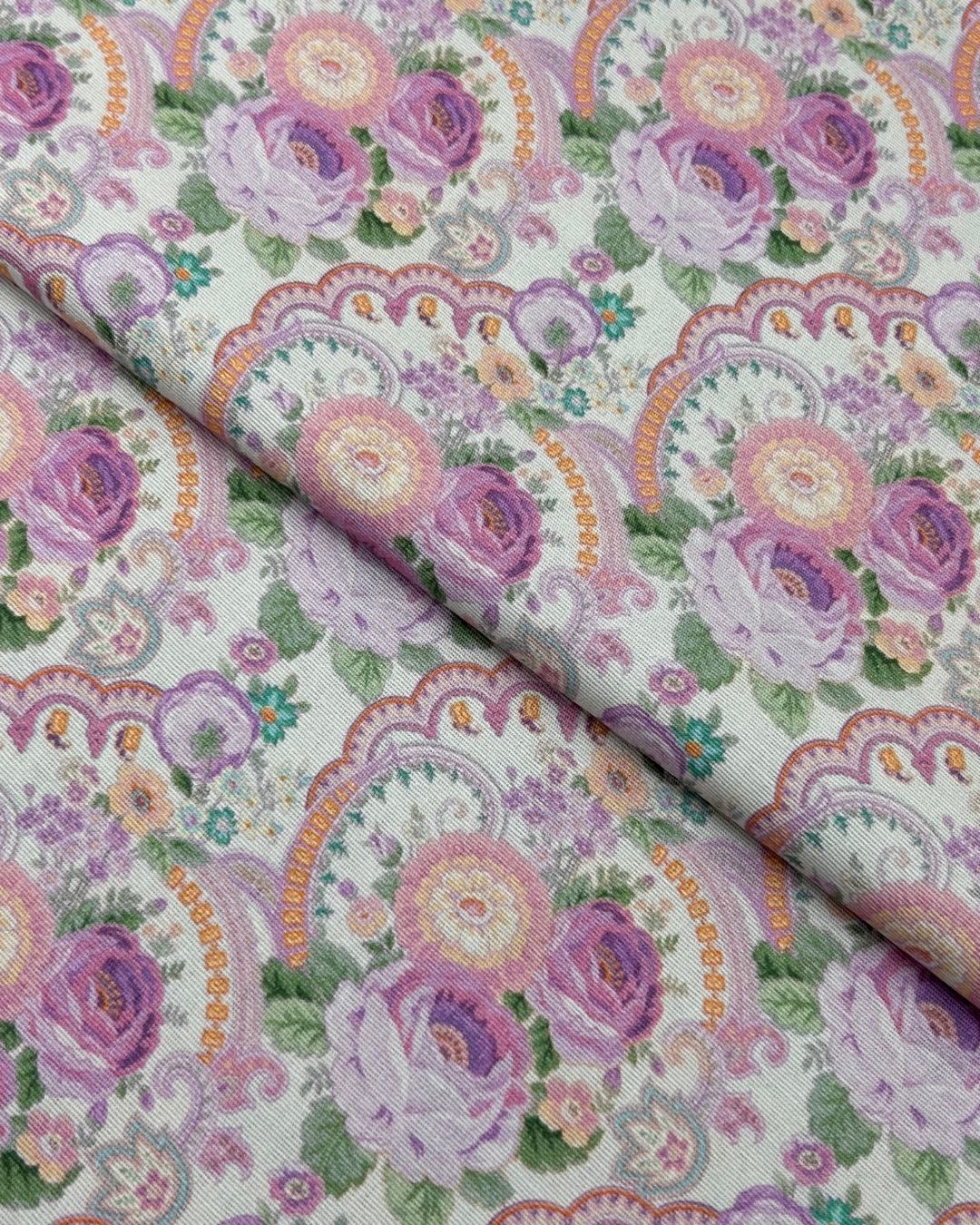 Khaddar Digital Print (PKDP-W26-0096), digitally printed khaddar fabric by the meter