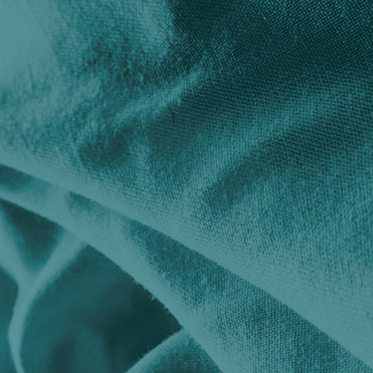 Teal cambric fabric