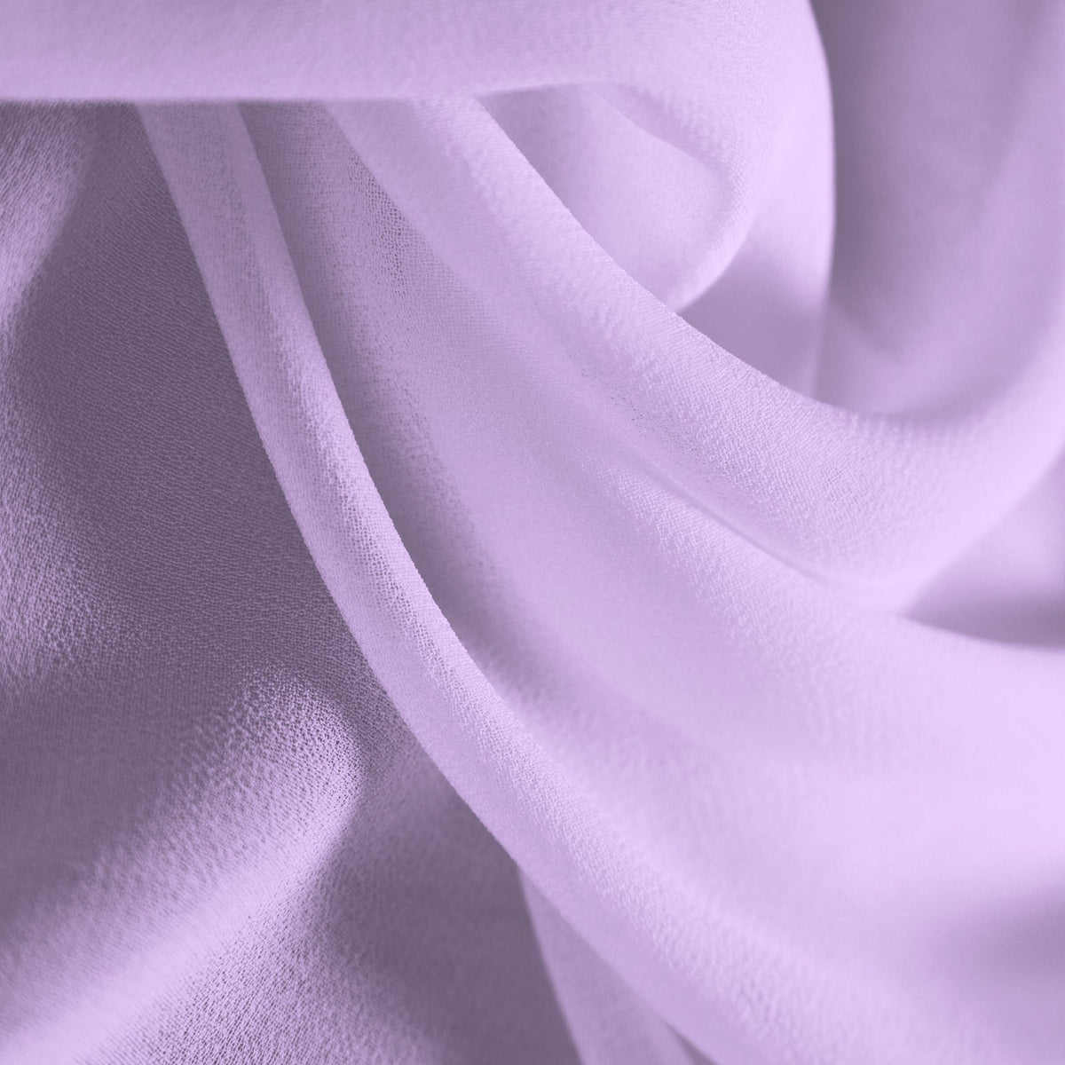 Lilac chiffon fabric